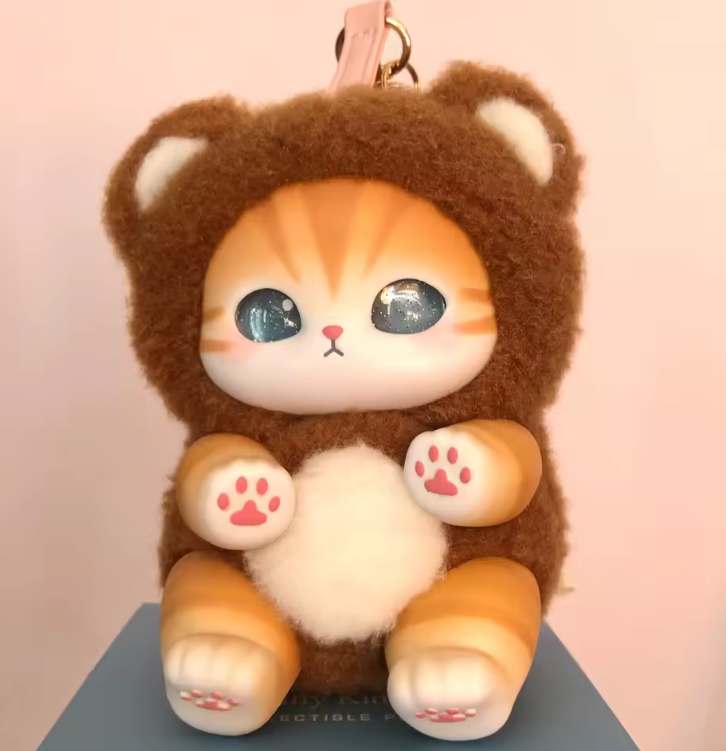 NUEVO Mofusand ORIGINAL Serie Tiburón Gato Naranja Osito Fluffy Kittens Plushie Pets