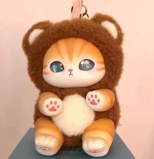 NUEVO Mofusand ORIGINAL Serie Tiburón Gato Naranja Osito Fluffy Kittens Plushie Pets