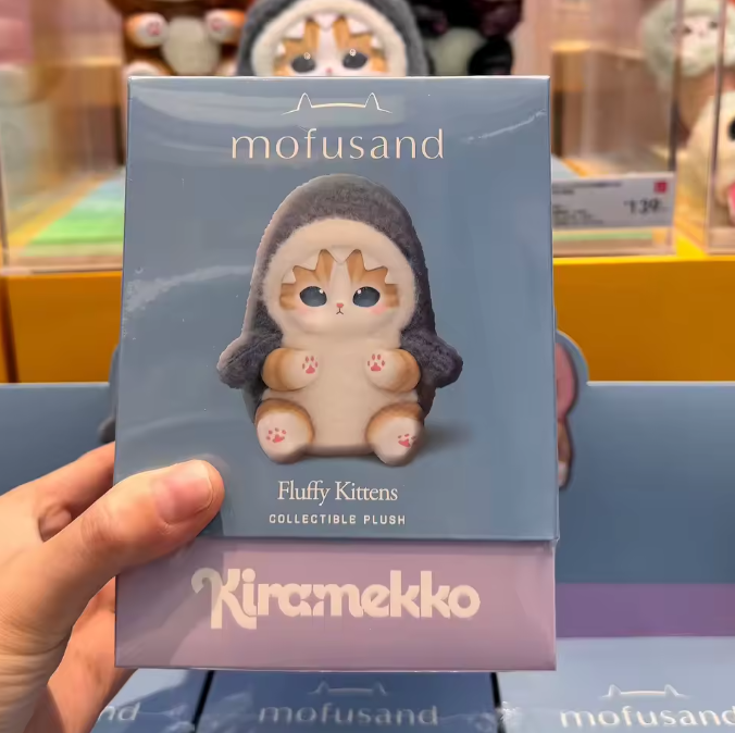 NUEVO Mofusand ORIGINAL Serie Tiburón Gato Naranja Osito Fluffy Kittens Plushie Pets