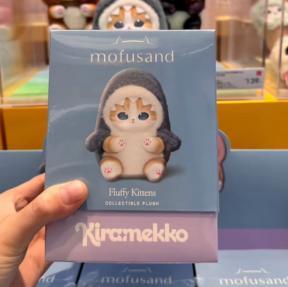NUEVO Mofusand ORIGINAL Serie Tiburón Gato Naranja Osito Fluffy Kittens Plushie Pets